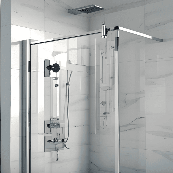Merlyn 10 Series Pivot Door Side Panel 1200mm- 10mm Glass