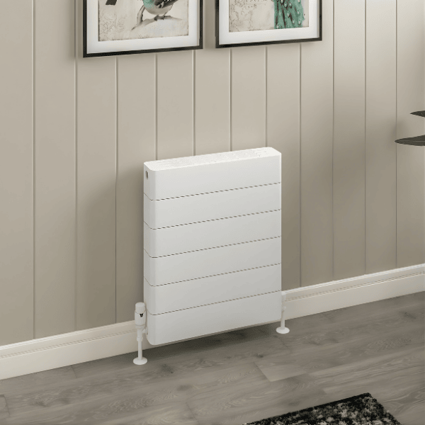 Eastbrook Keynsham Type 22 Panel Radiator 600 x 500 with Lined Designer Cover Gloss White